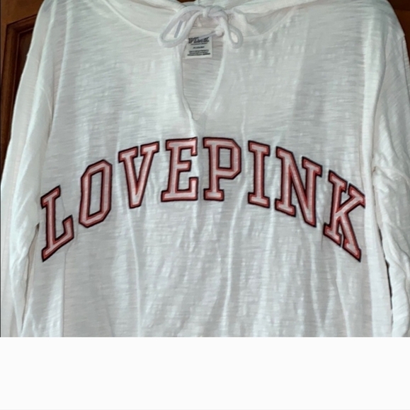 Victoria Secret Pink Hoodie with red writing Women's Size M - Picture 5 of 5